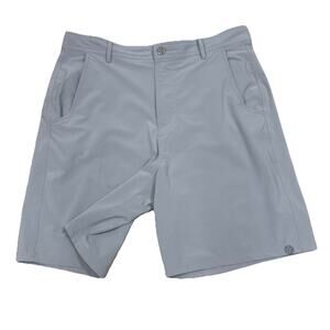 Free Fly Men’s Gray Performance Shorts Size 34 Stretch Quick Dry Moisture Wick